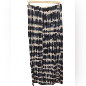 Just Be Black and White Patterned Maxi Skirt